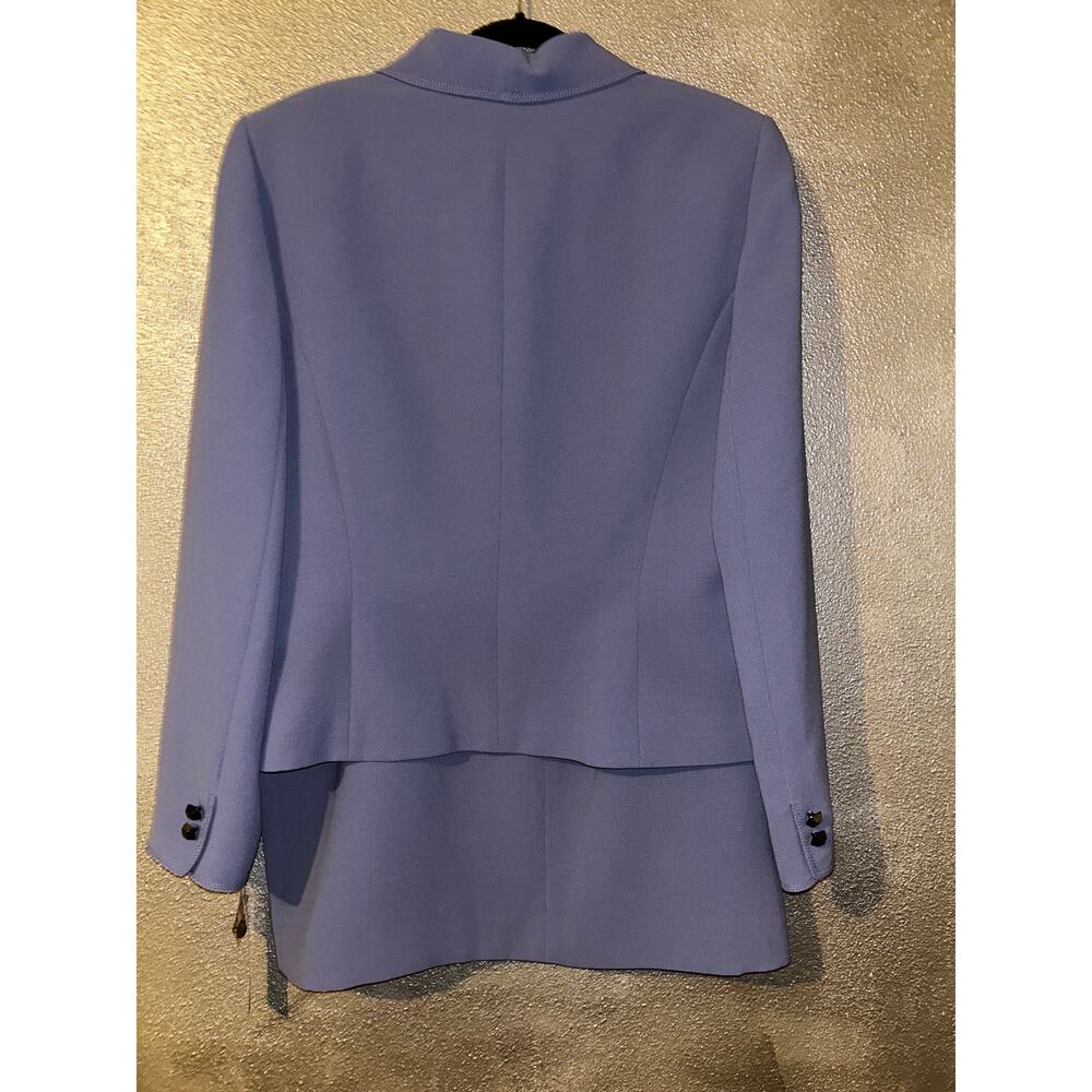 Tahari ASL Iris Skirt Suit Set 16 NWT Purple Blazer Pencil Skirt Career Business - Picture 12 of 12